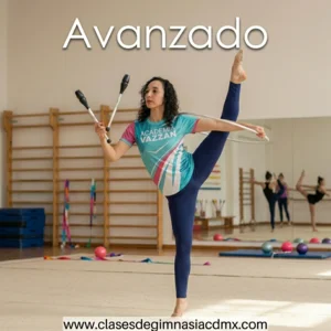 Clases de gimnasia ritmica en CDMX nivel avanzado profesional