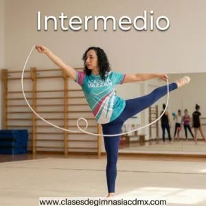 Clases de gimnasia ritmica en CDMX nivel intermedio